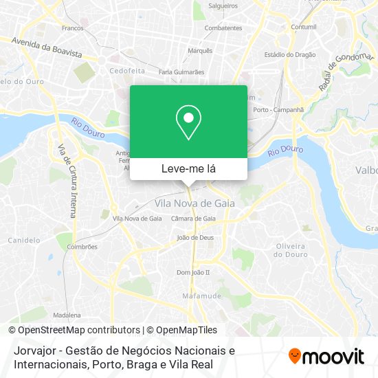 Jorvajor - Gestão de Negócios Nacionais e Internacionais mapa