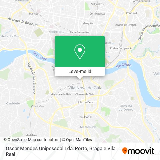 Óscar Mendes Unipessoal Lda mapa