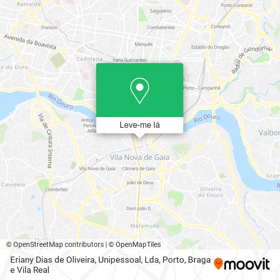 Eriany Dias de Oliveira, Unipessoal, Lda mapa