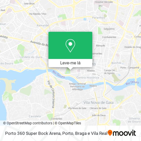 Porto 360 Super Bock Arena mapa