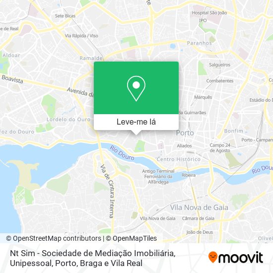 Nt Sim - Sociedade de Mediação Imobiliária, Unipessoal mapa