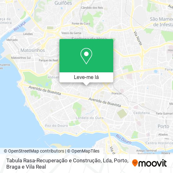 Tabula Rasa-Recuperação e Construção, Lda mapa