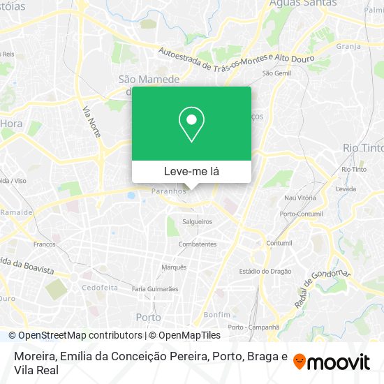 Moreira, Emília da Conceição Pereira mapa