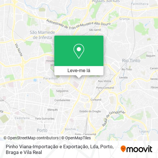 Pinho Viana-Importação e Exportação, Lda mapa