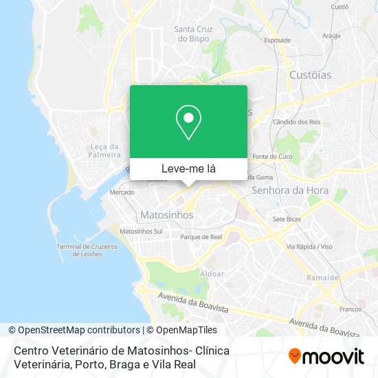 Centro Veterinário de Matosinhos- Clínica Veterinária mapa