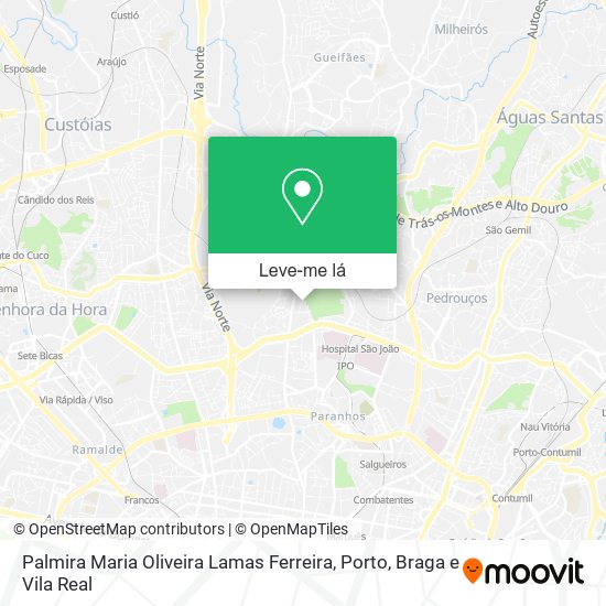 Palmira Maria Oliveira Lamas Ferreira mapa