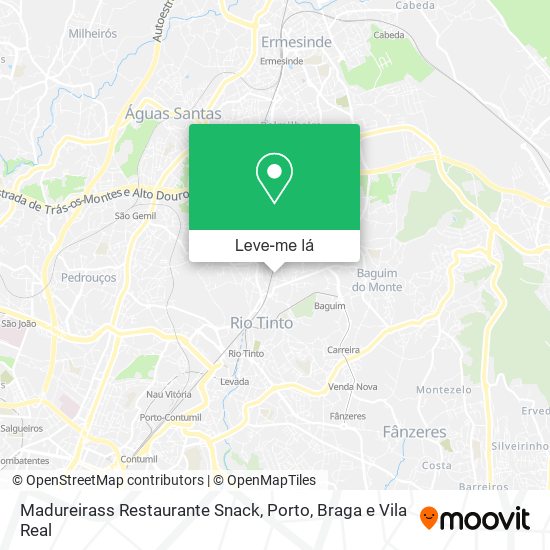 Madureirass Restaurante Snack mapa