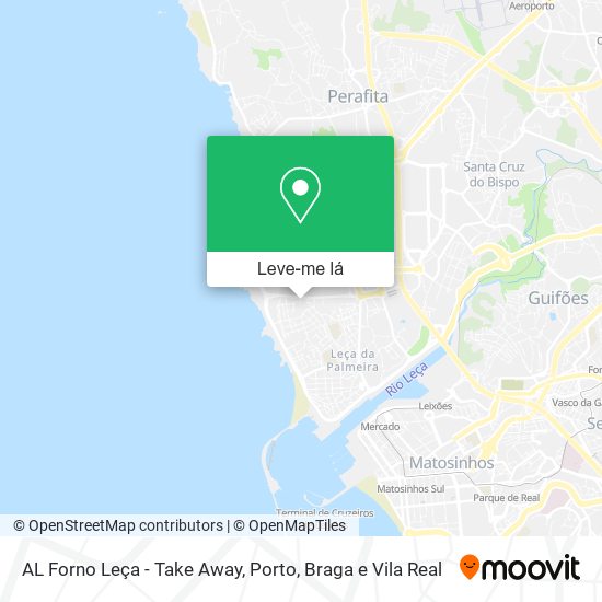 AL Forno Leça - Take Away mapa