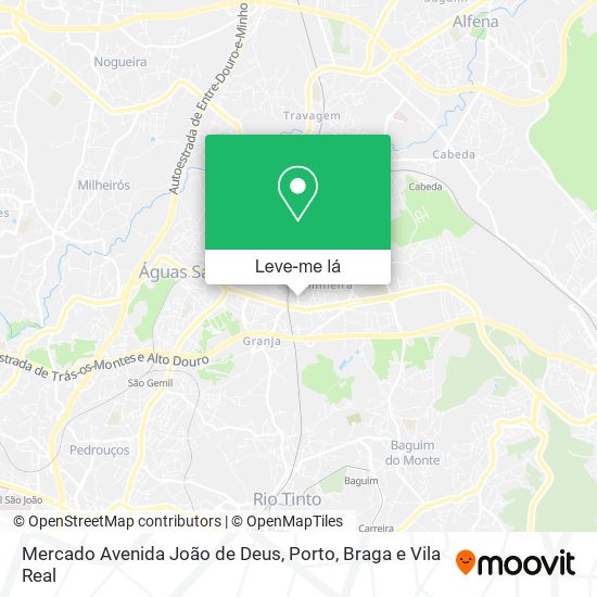 Mercado Avenida João de Deus mapa