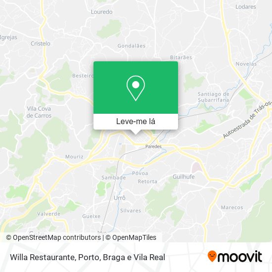 Willa Restaurante mapa