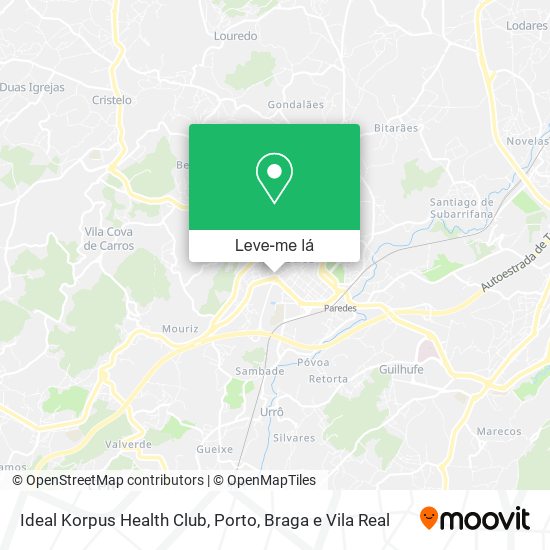 Ideal Korpus Health Club mapa