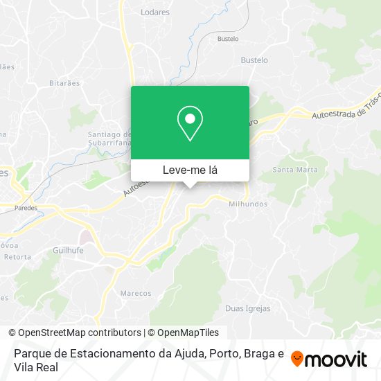 Parque de Estacionamento da Ajuda mapa