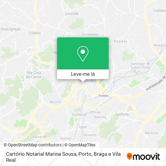 Cartório Notarial Marina Sousa mapa