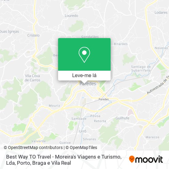 Best Way TO Travel - Moreira's Viagens e Turismo, Lda mapa