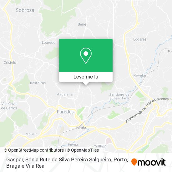 Gaspar, Sónia Rute da Silva Pereira Salgueiro mapa