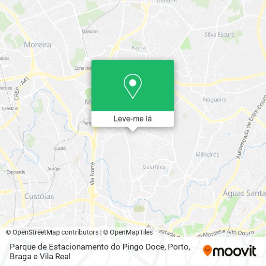 Parque de Estacionamento do Pingo Doce mapa