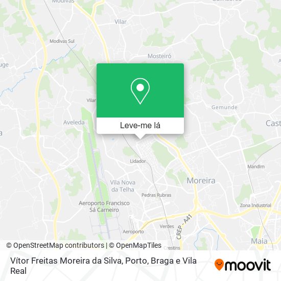 Vítor Freitas Moreira da Silva mapa