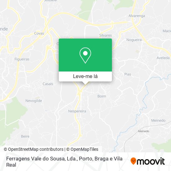 Ferragens Vale do Sousa, Lda. mapa