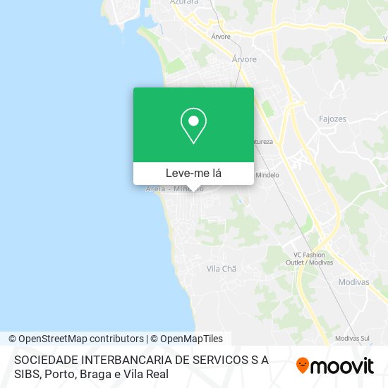 SOCIEDADE INTERBANCARIA DE SERVICOS S A SIBS mapa