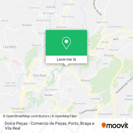 Dolce Peças - Comercio de Peças mapa