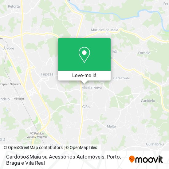 Cardoso&Maia sa Acessórios Automóveis mapa