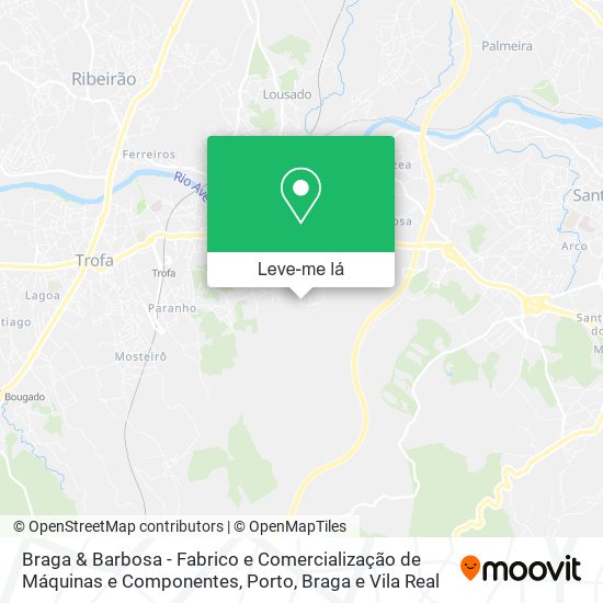 Braga & Barbosa - Fabrico e Comercialização de Máquinas e Componentes mapa
