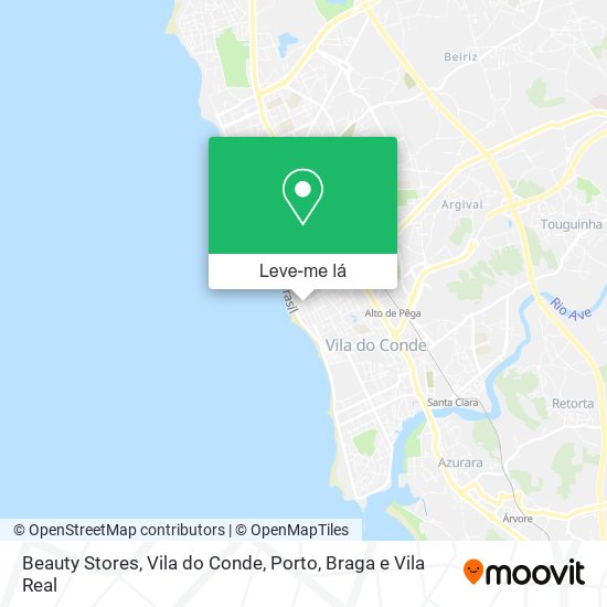 Beauty Stores, Vila do Conde mapa