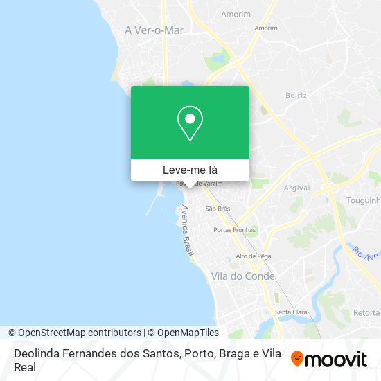 Deolinda Fernandes dos Santos mapa