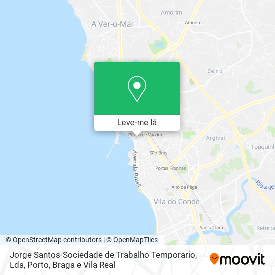 Jorge Santos-Sociedade de Trabalho Temporario, Lda mapa