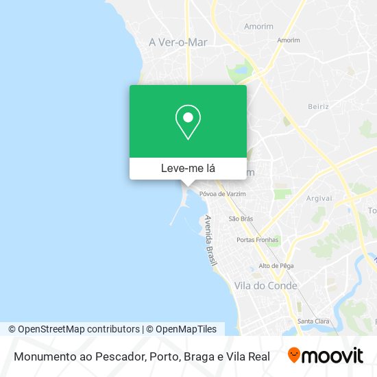 Monumento ao Pescador mapa