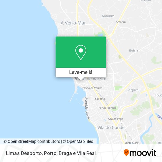 Lima's Desporto mapa