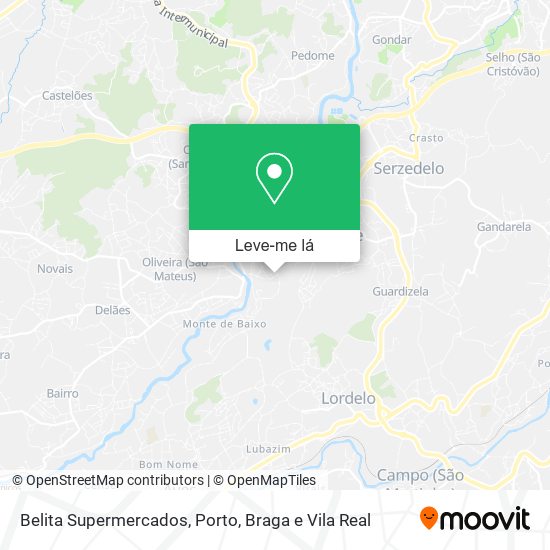 Belita Supermercados mapa