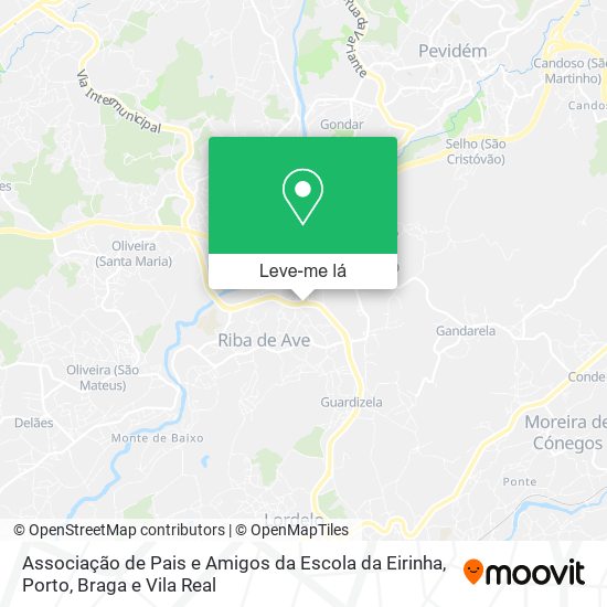 Associação de Pais e Amigos da Escola da Eirinha mapa