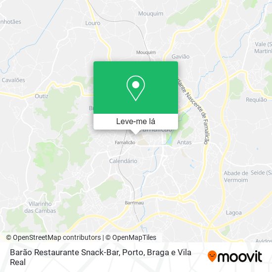 Barão Restaurante Snack-Bar mapa