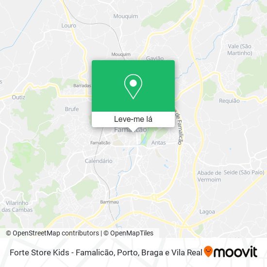 Forte Store Kids - Famalicão mapa