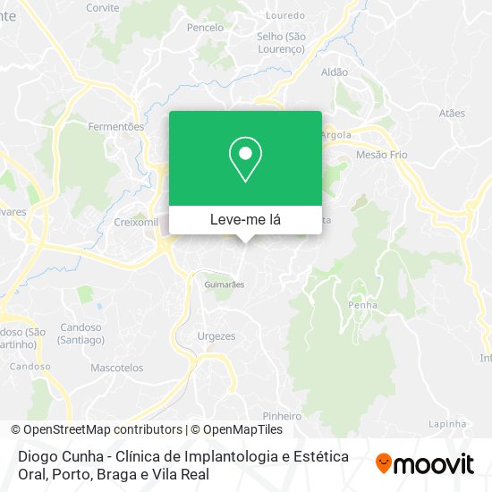 Diogo Cunha - Clínica de Implantologia e Estética Oral mapa