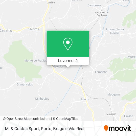M. & Costas Sport mapa