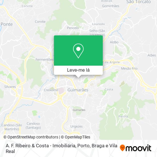 A. F. Ribeiro & Costa - Imobiliária mapa