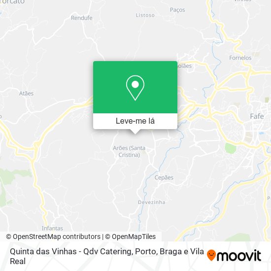 Quinta das Vinhas - Qdv Catering mapa