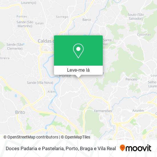 Doces Padaria e Pastelaria mapa