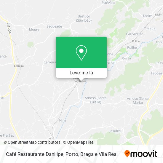 Café Restaurante Danilipe mapa