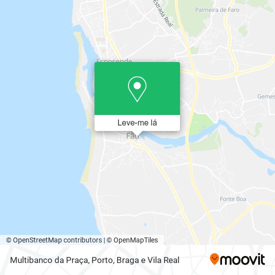 Multibanco da Praça mapa