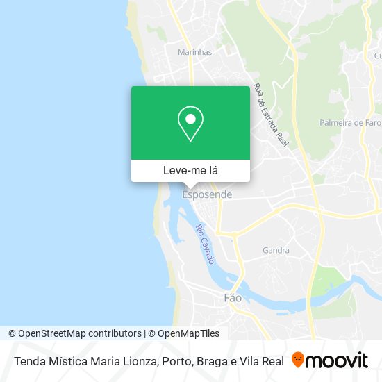 Tenda Mística Maria Lionza mapa