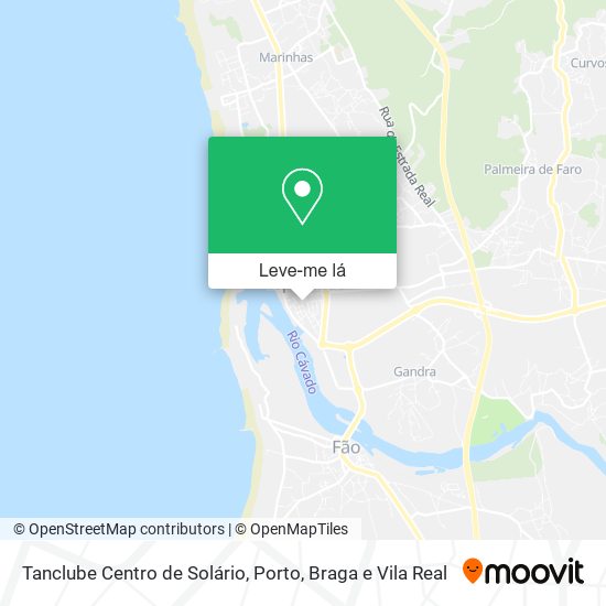 Tanclube Centro de Solário mapa