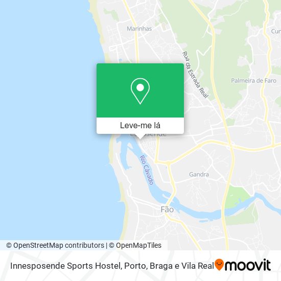 Innesposende Sports Hostel mapa