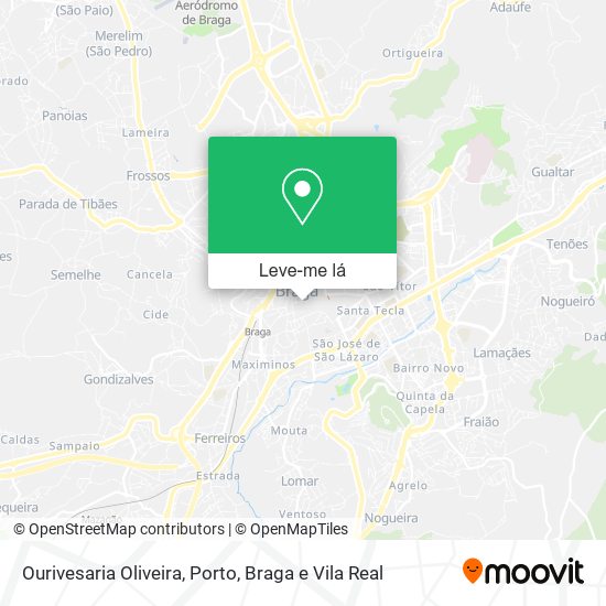 Ourivesaria Oliveira mapa