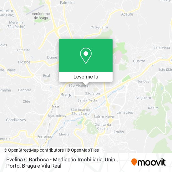 Evelina C Barbosa - Mediação Imobiliária, Unip. mapa