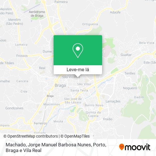 Machado, Jorge Manuel Barbosa Nunes mapa
