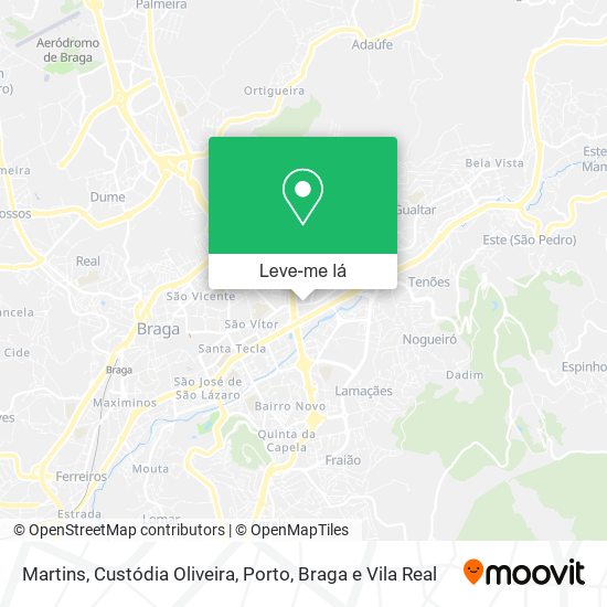 Martins, Custódia Oliveira mapa