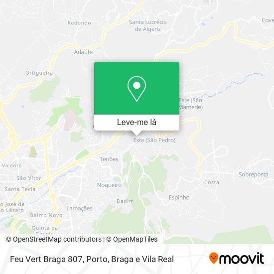 Feu Vert Braga 807 mapa